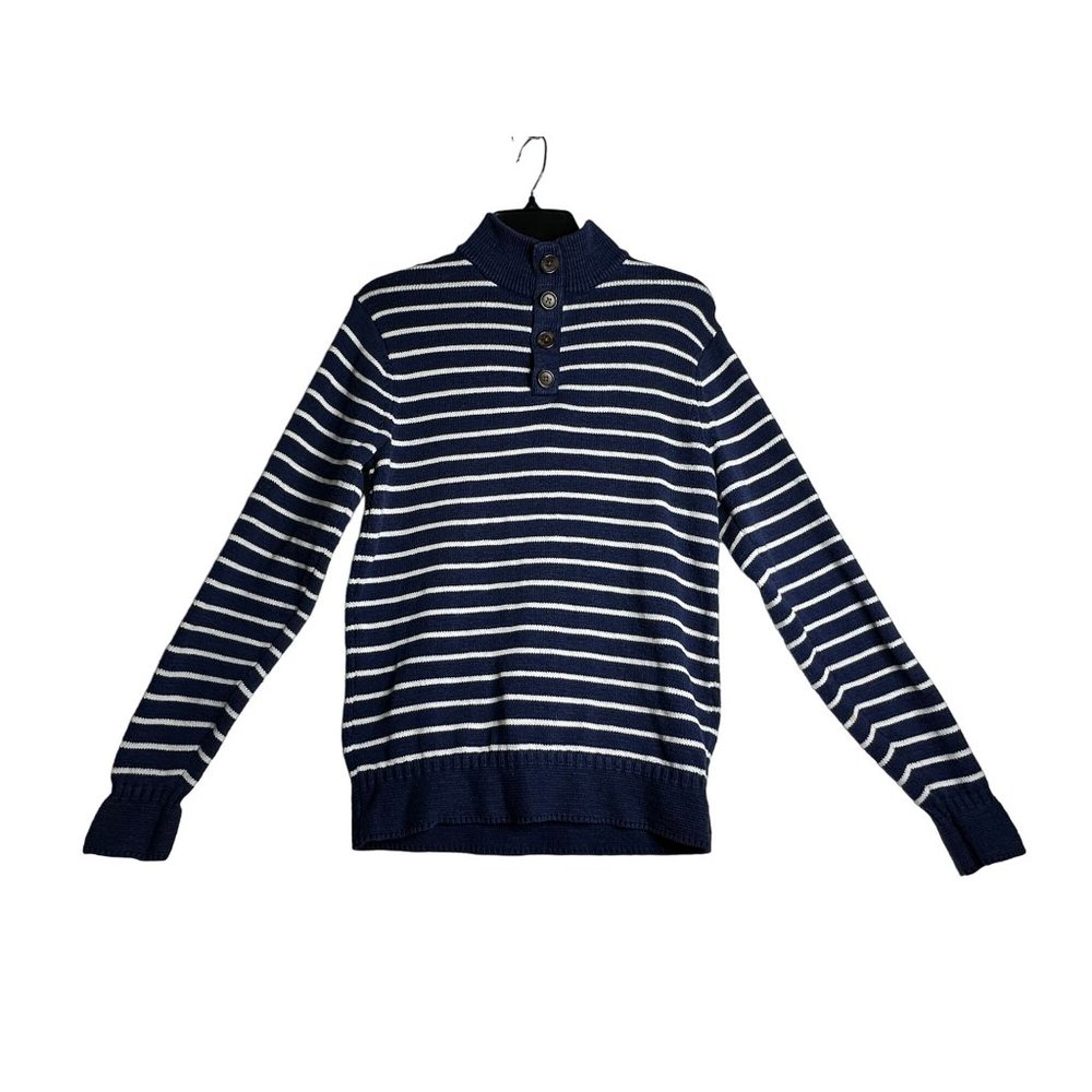 Vineyard Vines Long Sleeve 1/4 Button Front Pullover Sweater Mens XS X-Small